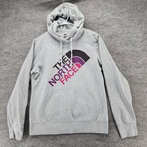 The North Face Hoodie Womens Medium Long Sleeve Gray 034416